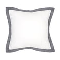thumbnail image 1 of 26" x 26" Kinsley Slate Cotton Euro Sham - Machine Washable, 1 of 3