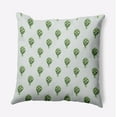 thumbnail image 1 of 26" x 26" Simply Daisy Artichokes Pattern Polyester Accent Pillow, Pale Green Qty 1, 1 of 3