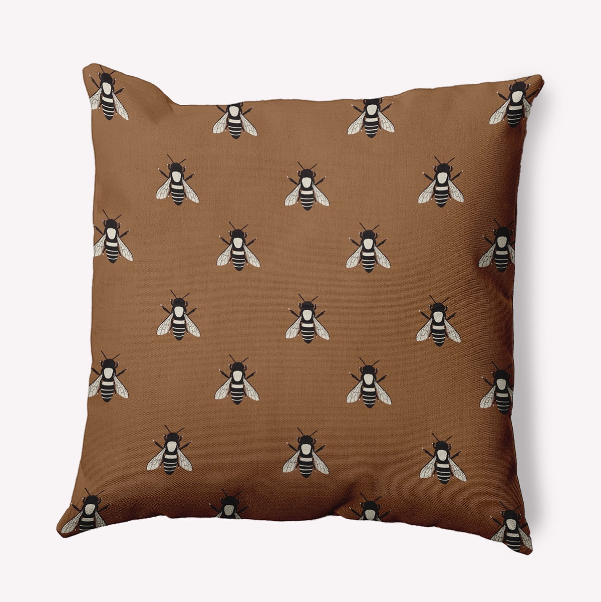 26" x 26" Simply Daisy Bee Buzz Polyester Accent Pillow, Golden Bear Qty 1