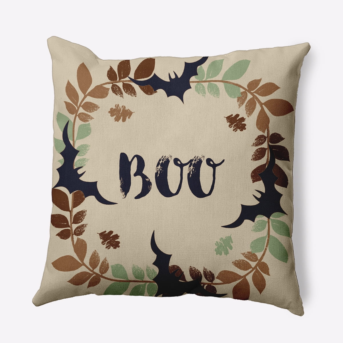 26" x 26" Simply Daisy Boo Ring Polyester Accent Pillow, Creme Brulee Qty 1