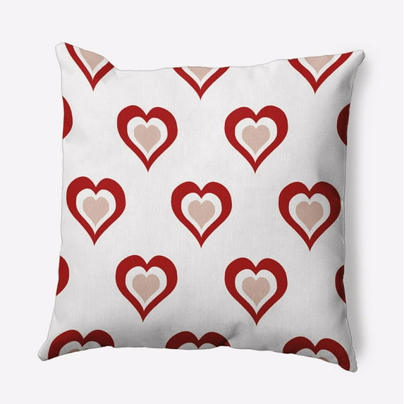 26" x 26" Simply Daisy Burnin' Love Polyester Accent Pillow, Firecracker Qty 1