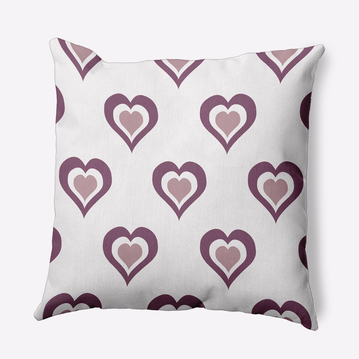 26" x 26" Simply Daisy Burnin' Love Polyester Accent Pillow, Muted Purple Qty 1