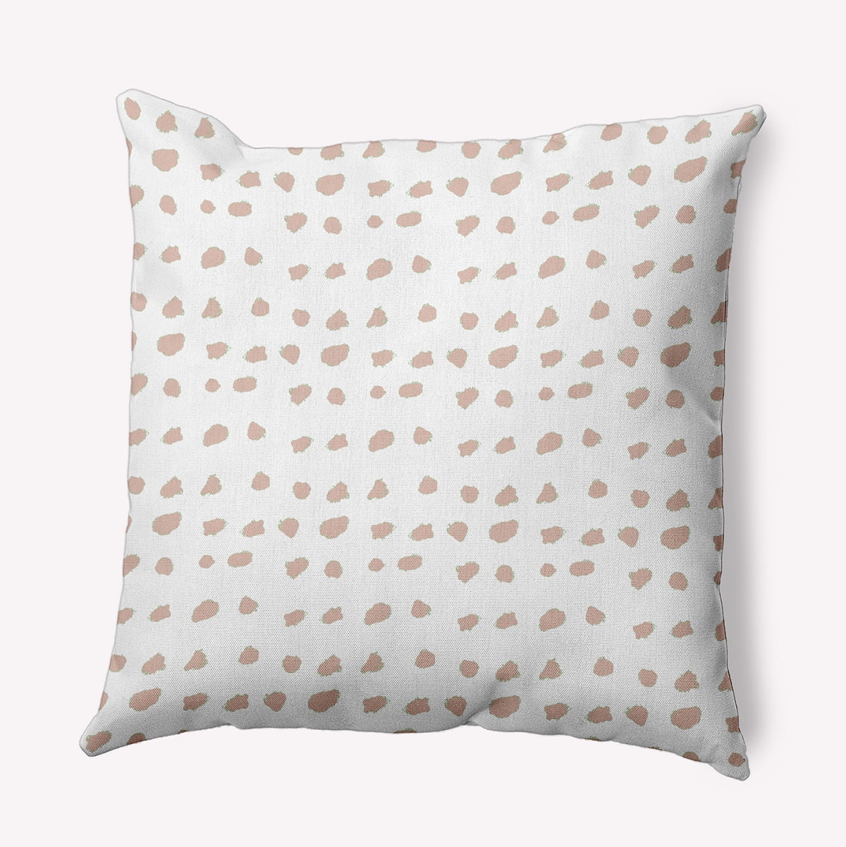 26" x 26" Simply Daisy Dots Of Spots Polyester Accent Pillow, Sunwashed Brick Qty 1