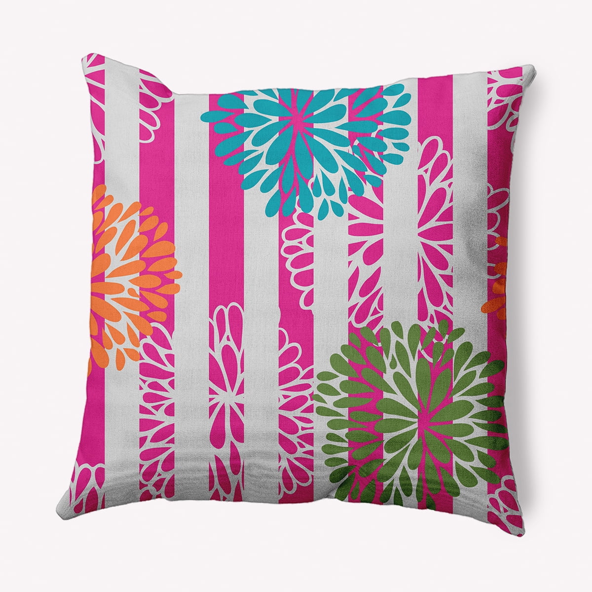 26" x 26" Simply Daisy Flower Bursts Decorative Throw Pillow