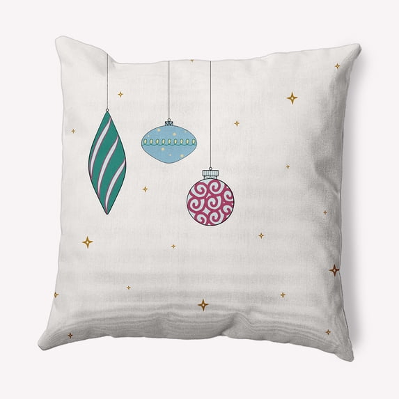26" x 26" Simply Daisy Light Bright Polyester Accent Pillow, Ice (1 Count)