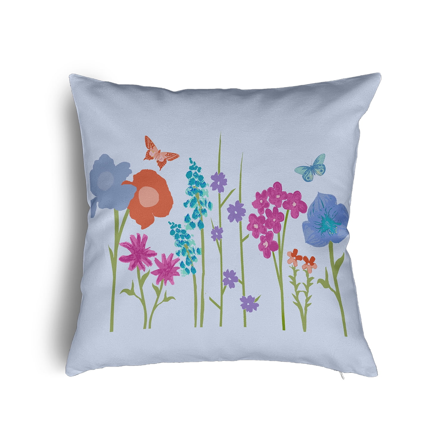 26" x 26" Simply Daisy Little Garden Poly Pillow with Zipper, Peri Qty 1