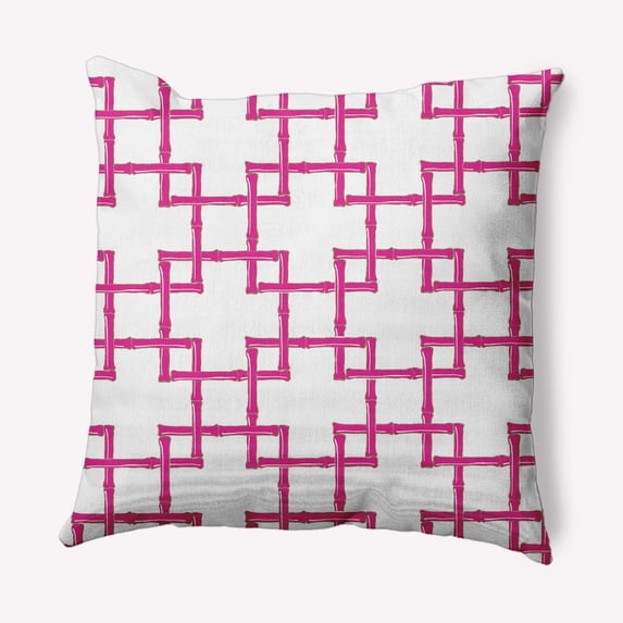 26" x 26" Simply Daisy Mid Century Decorative Throw Pillow, Orchid