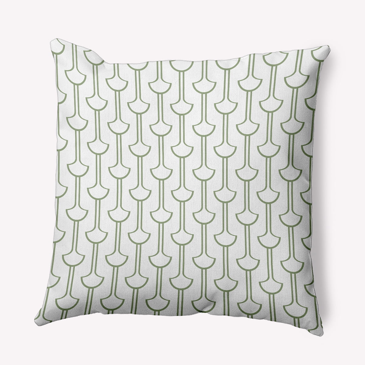 26" x 26" Simply Daisy Modern Ginko Polyester Accent Pillow, Green Tea Qty 1