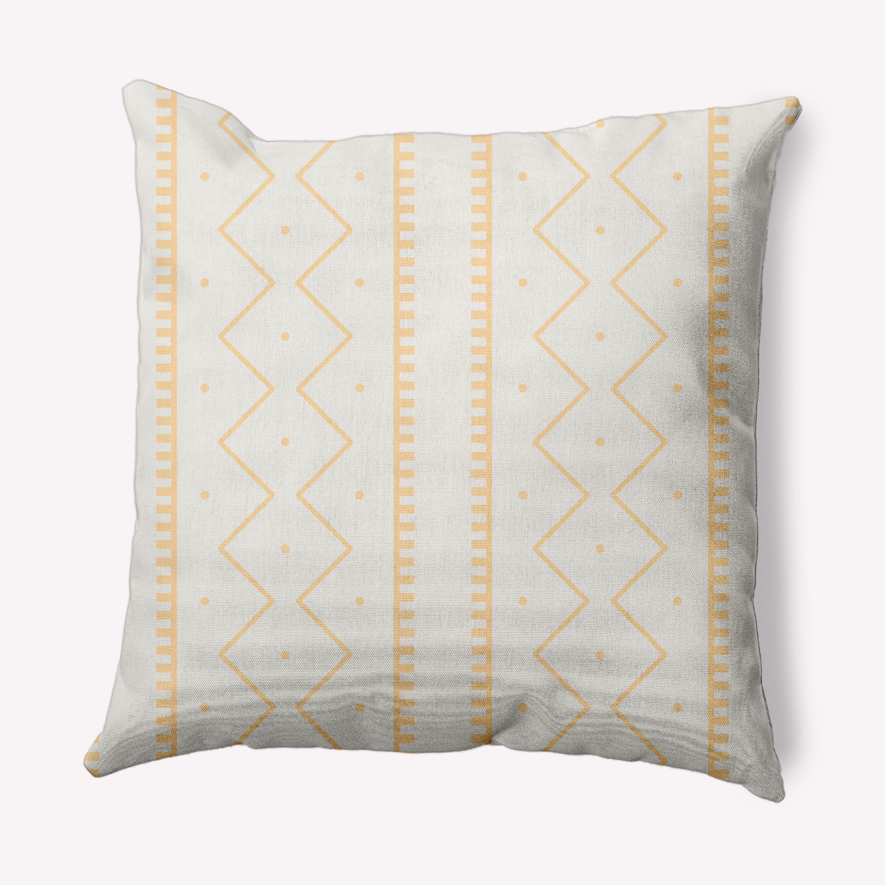26" x 26" Simply Daisy Mudcloth Decorative Throw Pillow