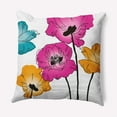 thumbnail image 1 of 26" x 26" Simply Daisy Popping Poppies Decorative Throw Pillow, 1 of 3