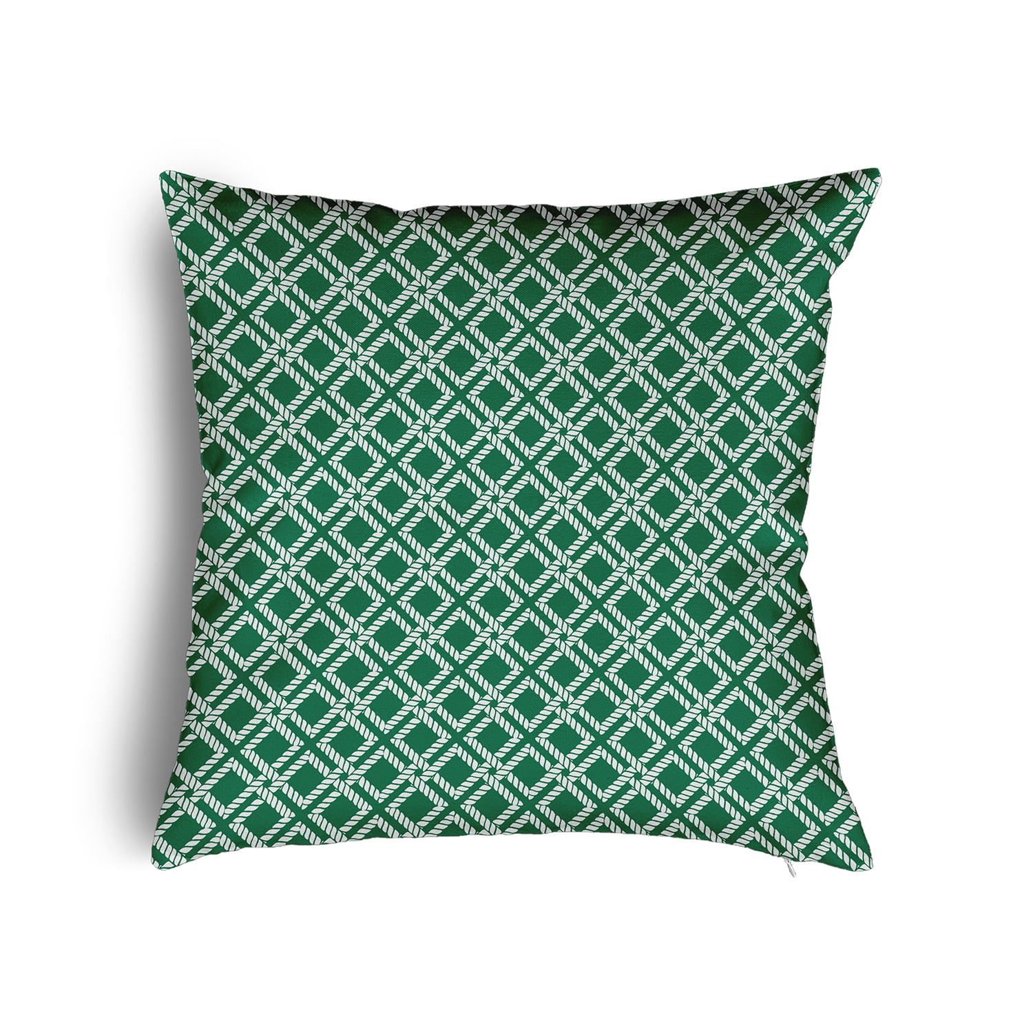 26" x 26" Simply Daisy Rope Rigging Poly Pillow with Zipper, True Mint Qty 1