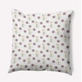 thumbnail image 1 of 26" x 26" Simply Daisy Snow Men In Snowstorm Polyester Accent Pillow, Passion Flower Qty 1, 1 of 3