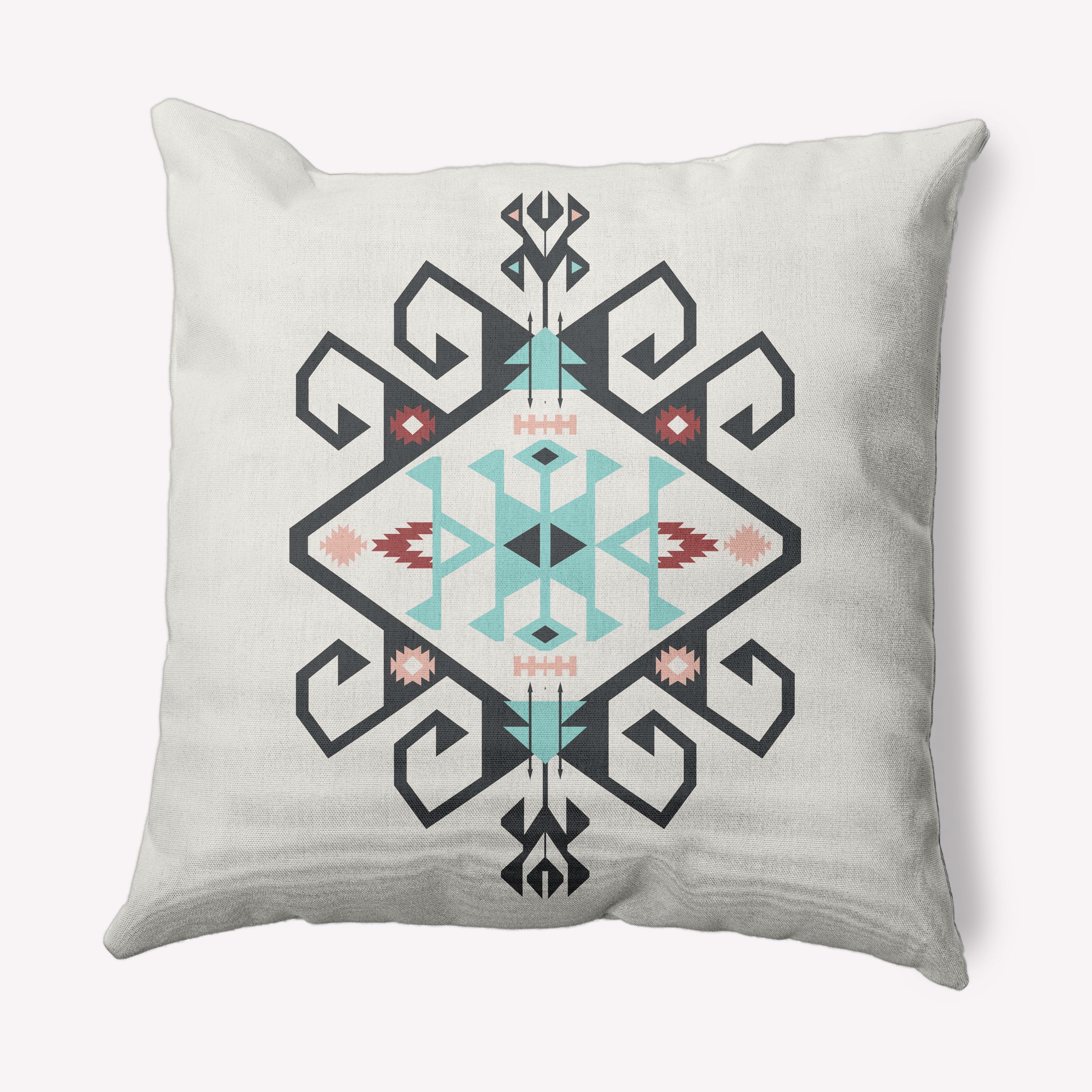 26" x 26" Simply Daisy Southwest Medallion Decorative Throw Pillow