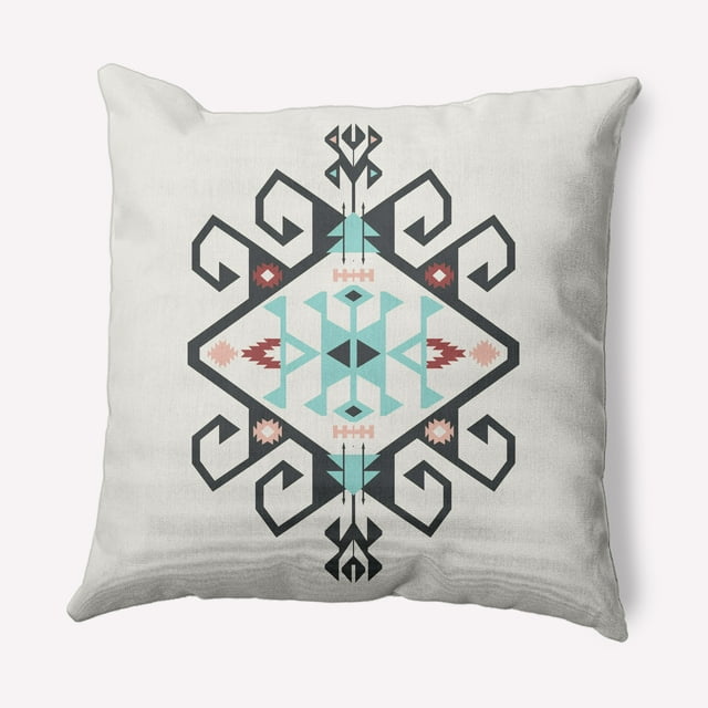 26" x 26" Simply Daisy Southwest Medallion Decorative Throw Pillow