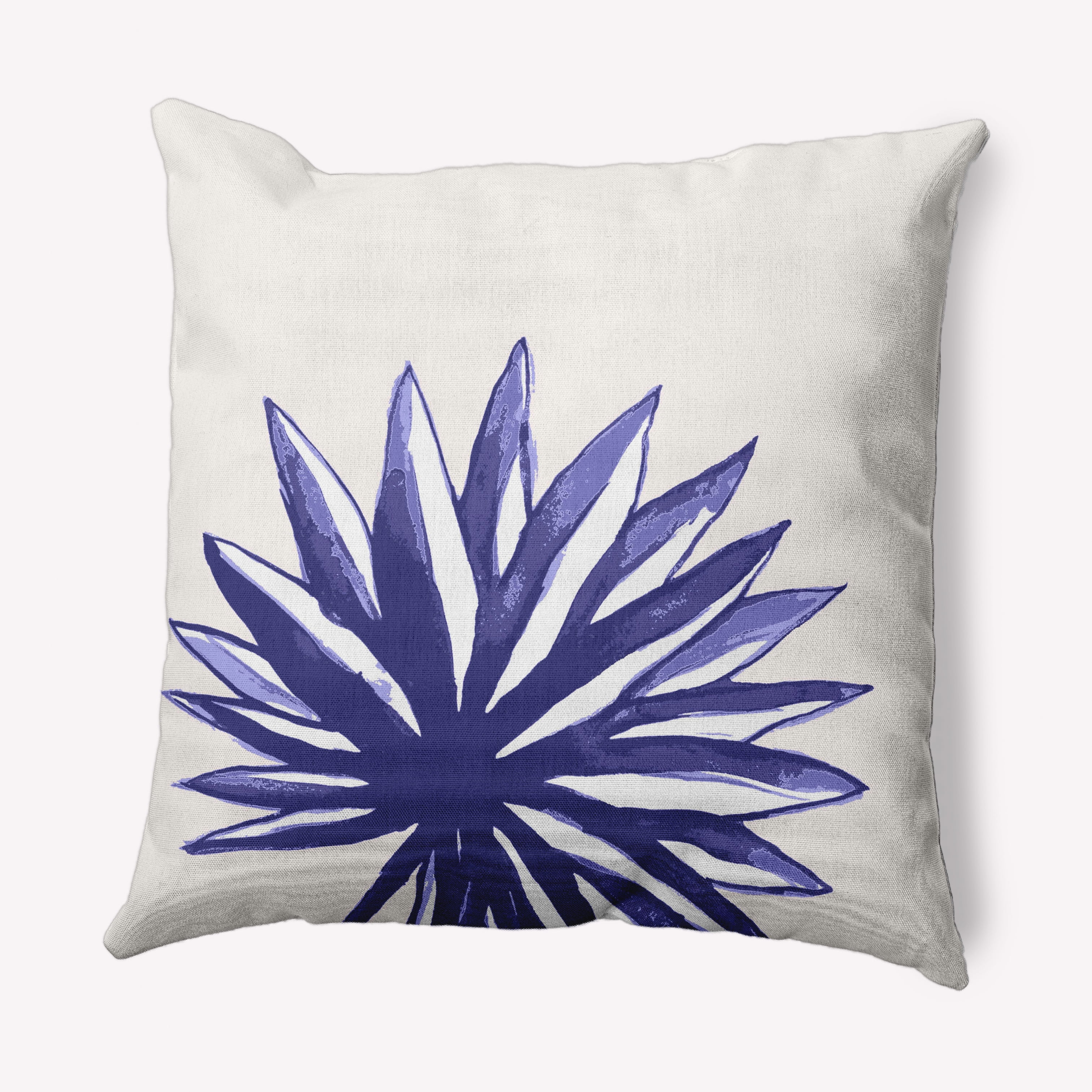 26" x 26" Simply Daisy Spiky Flower Decorative Throw Pillow