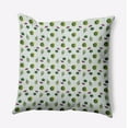 thumbnail image 1 of 26" x 26" Simply Daisy Three Veggies Pattern Polyester Accent Pillow, Pale Green Qty 1, 1 of 3