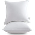thumbnail image 1 of 26 x 26 Throw Pillow Inserts (Set of 2) with 100% Cotton Cover - 26 Inch Square Interior Sofa Pillow Inserts - Decorative Pillow Insert Pair - White Couch Pillow, 1 of 5