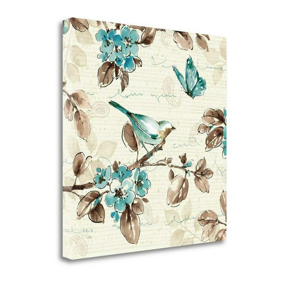 26" x 26" Wing Prints III by Pela - Wall Art Print on Canvas Fabric Multi-Color