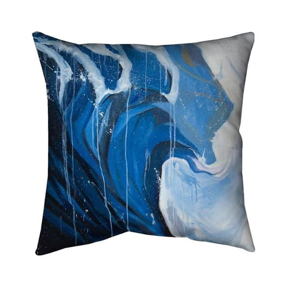 26 x 26 in. Abstract Wave In Motion-Double Sided Print Indoor Pillow