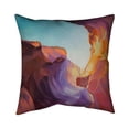 thumbnail image 1 of 26 x 26 in. Antelope Canyon-Double Sided Print Indoor Pillow, 1 of 1