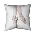 thumbnail image 1 of 26 x 26 in. Ballerina Feet-Double Sided Print Indoor Pillow, 1 of 1