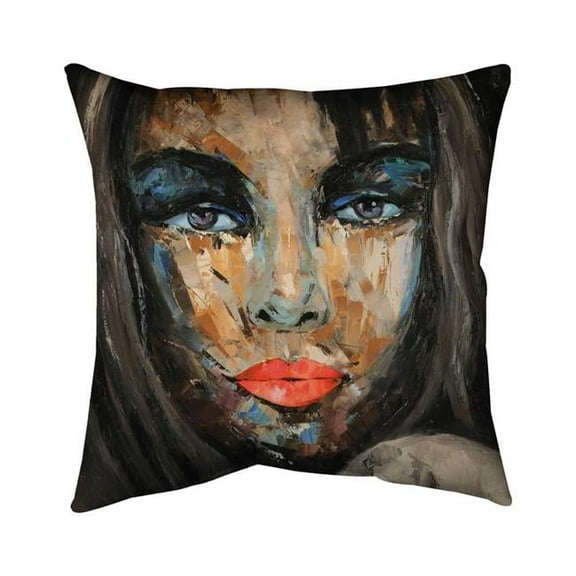 26 x 26 in. Colorful Portrait-Double Sided Print Indoor Pillow