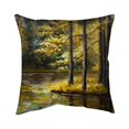 thumbnail image 1 of 26 x 26 in. Fall Landscape by The Water-Double Sided Print Indoor Pillow, 1 of 1