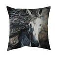 thumbnail image 1 of 26 x 26 in. Front Wild Horse-Double Sided Print Indoor Pillow, 1 of 1