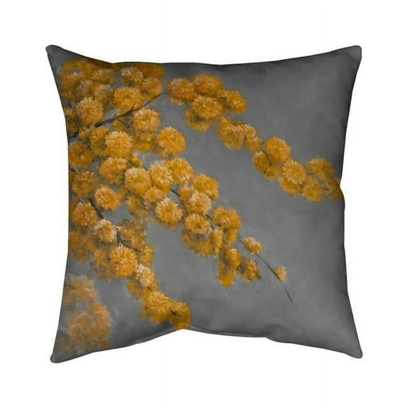 26 x 26 in. Golden Wattle Plant-Double Sided Print Indoor Pillow Cover