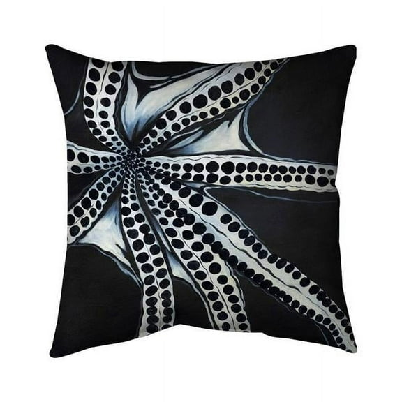 26 x 26 in. Large Octopus Tentacle-Double Sided Print Indoor Pillow