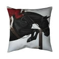thumbnail image 1 of 26 x 26 in. Riding Competition-Double Sided Print Indoor Pillow, 1 of 1