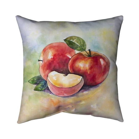 26 x 26 in. Succulent Apples-Double Sided Print Indoor Pillow