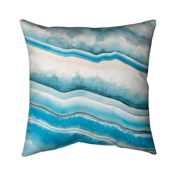 26 x 26 in. Textured Geode-Double Sided Print Indoor Pillow Cover
