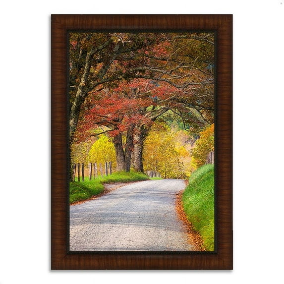 26" x 36" Country Road I - Printed Wall Art Wooden Framed Multi-Color
