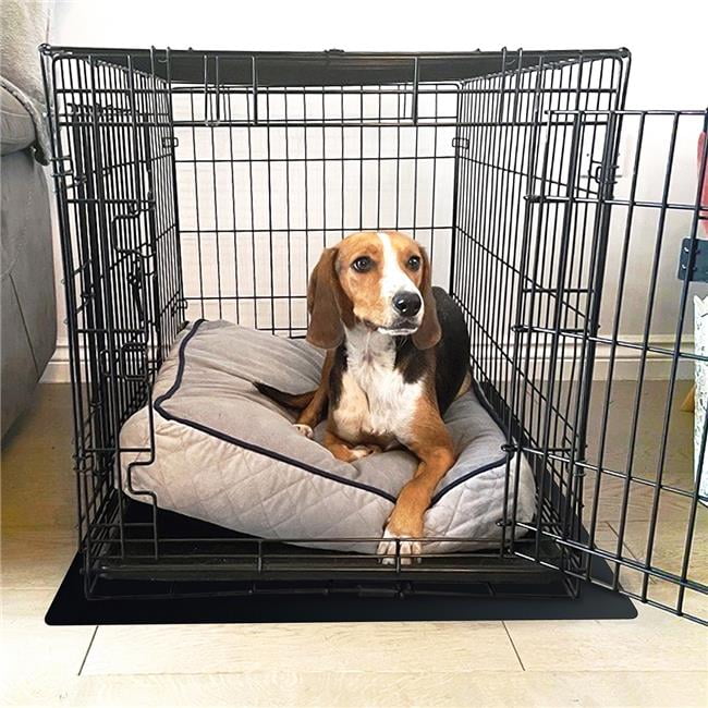 Extra Large Black Polypropylene Pet Crate Floor Mat