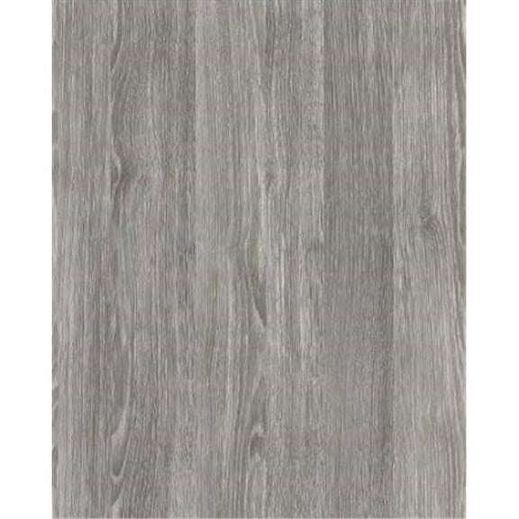 26 x 78 in. Decorative Self Adhesive Film, Oak Sheffield Pearl Grey