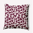 thumbnail image 1 of 26"x26" Simply Daisy Valentines Patterned Hearts Poly Accent Pillow, Magenta Qty 1, 1 of 5