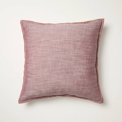 26"x26" Solid Euro Square Throw Pillow