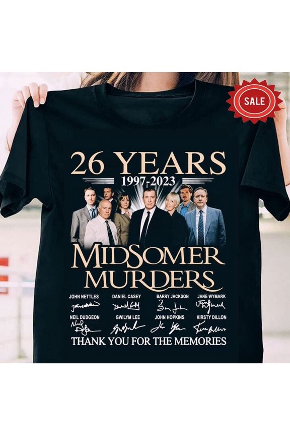 26 years Midsomer Murders 1997 2023 Thank You Memories T Shirt