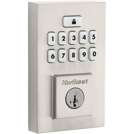 260 CNT 15 SMT RBP RCALFD Contemporary Smartcode Keypad Deadbolt - Satin Nickel