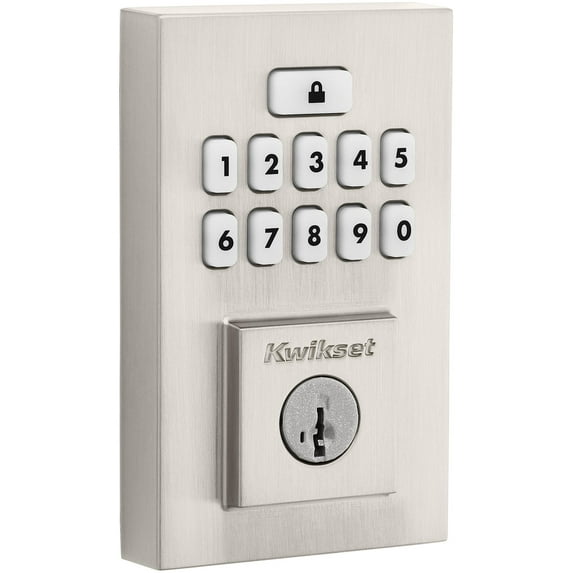 260 CNT 15 SMT RBP RCALFD Contemporary Smartcode Keypad Deadbolt - Satin Nickel