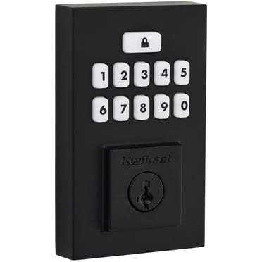 260 CNT 514 SMT RBP RCALFD Contemporary Smartcode Keypad Deadbolt - Matte Black