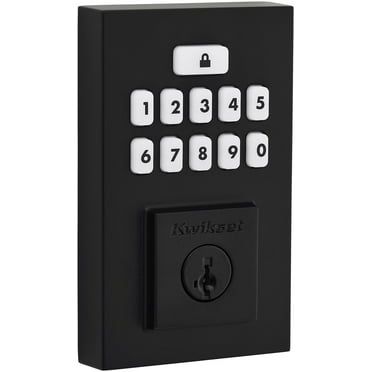 260 CNT 514 SMT RBP RCALFD Contemporary Smartcode Keypad Deadbolt - Matte Black