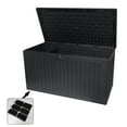 thumbnail image 1 of 260-Gallon Waterproof Deck Box - Lockable Extra Large Resin Storage for Patio, Pool & Garden, 1 of 9