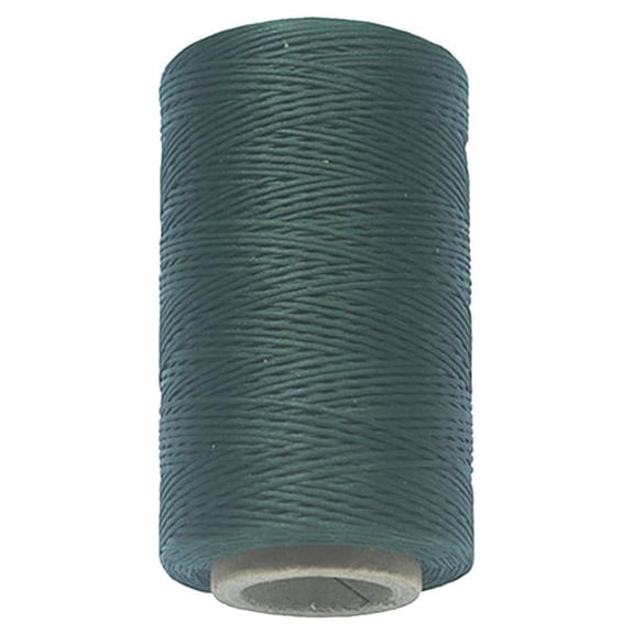 260 Meter Spool of ed Thread - 0.8mm Thick - Suitable for Hand Sewing Leather Wallets And Handmade Crafts Black Green