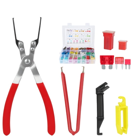 260 PCS Fuses with 4 PCS Fuse Puller for Cars, Trucks, Boats, ATVs, RV & More