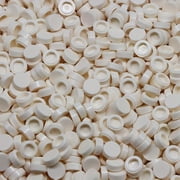 260 Piece Building Tile Bulk, Round 1x1, Compatible with Lego Parts and Pieces