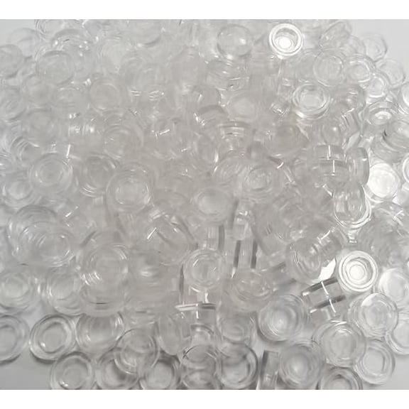 260 Piece Building Tile Bulk, Round 1x1, Compatible with Lego Parts and Pieces