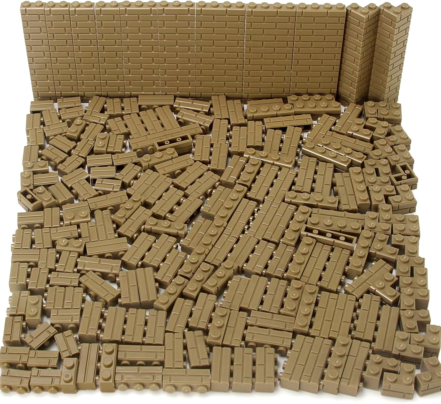 Profile Blockes 260 Pieces Masonry Profile Bricks Building Blocks for Wall Parts and ...