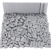 260 Pieces Masonry Profile Bricks Set Building Blocks for Wall Parts and Pieces Diverse Bulk Toy Kit Compatible with Major Brands